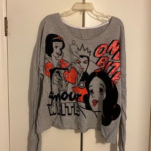 Disney Store Snow White cropped sweatshirt